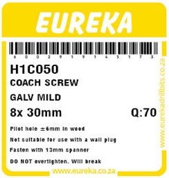 H1C050 - Coach Screw -H1C050_label_T